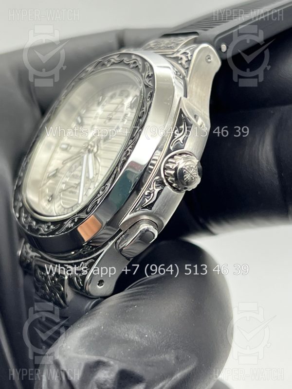 Товар Patek Philippe Nautilus 44mm Engraved Art 6551 Фото 8 - Patek Philippe Nautilus 44mm Engraved Art 6551