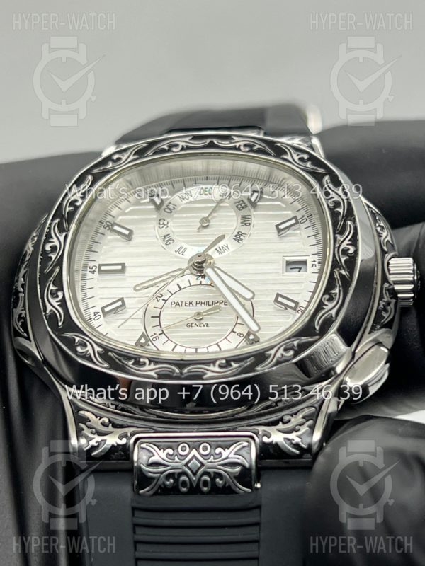 Товар Patek Philippe Nautilus 44mm Engraved Art 6551 Фото 12 - Patek Philippe Nautilus 44mm Engraved Art 6551