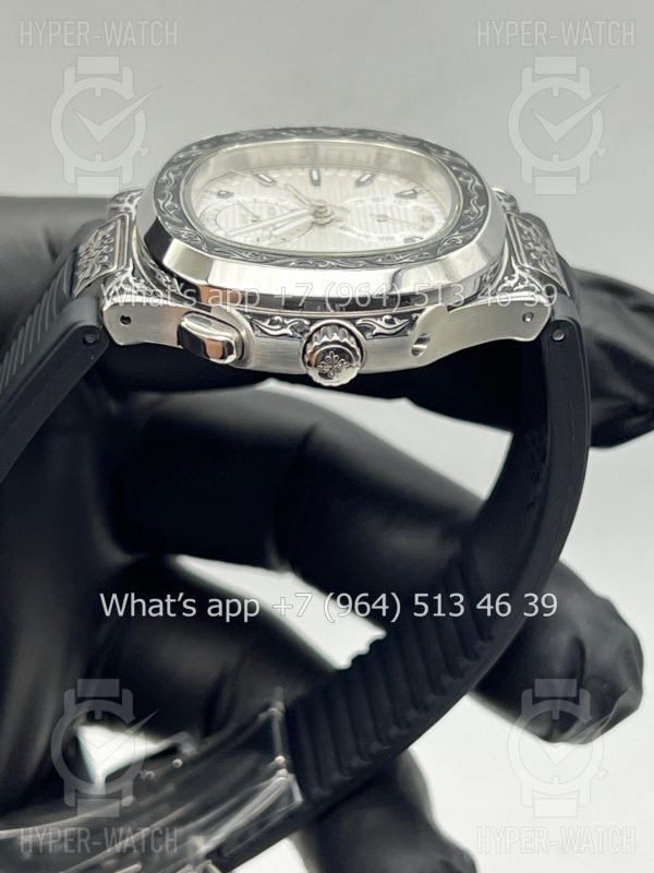 Товар Patek Philippe Nautilus 44mm Engraved Art 6551 Фото 17 - Patek Philippe Nautilus 44mm Engraved Art 6551