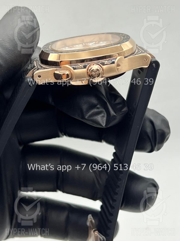 Товар Patek Philippe Nautilus 44mm Engraved Art 6756 Фото 15 - Patek Philippe Nautilus 44mm Engraved Art 6756