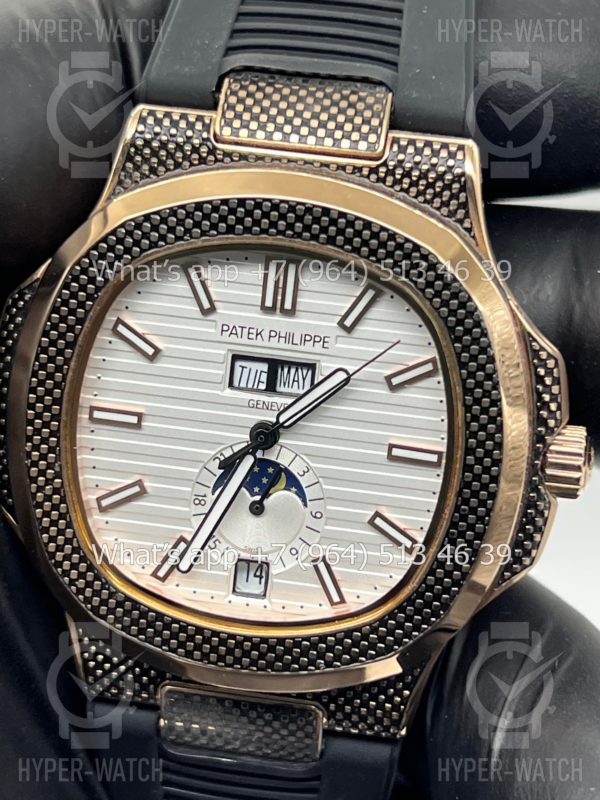 Фото 4 - Patek Philippe Nautilus 40mm Engraved Art 6754