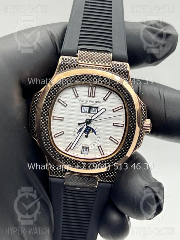 Фото 6 - Patek Philippe Nautilus 40mm Engraved Art 6754