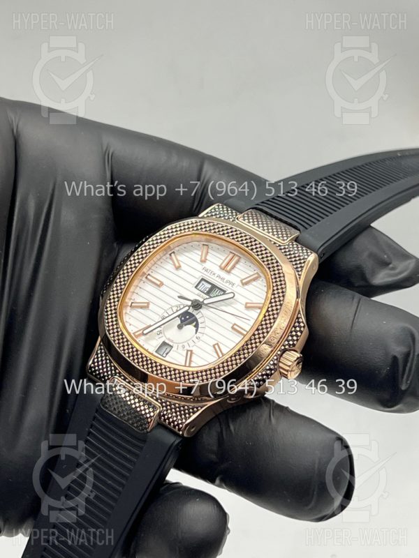 Фото 7 - Patek Philippe Nautilus 40mm Engraved Art 6754