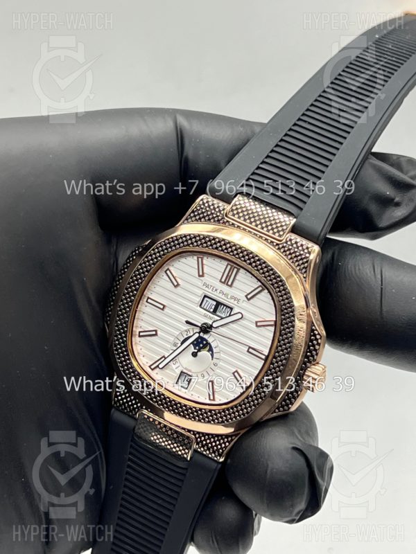 Фото 8 - Patek Philippe Nautilus 40mm Engraved Art 6754