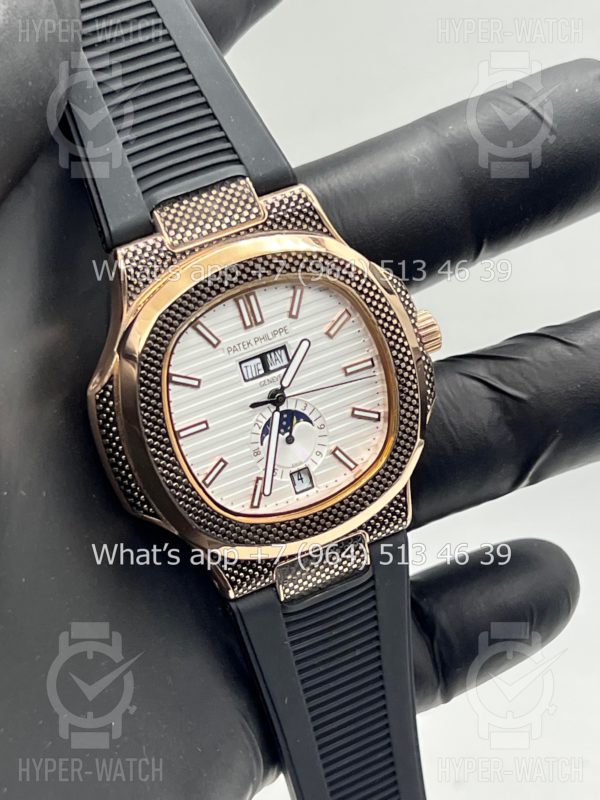 Фото 9 - Patek Philippe Nautilus 40mm Engraved Art 6754