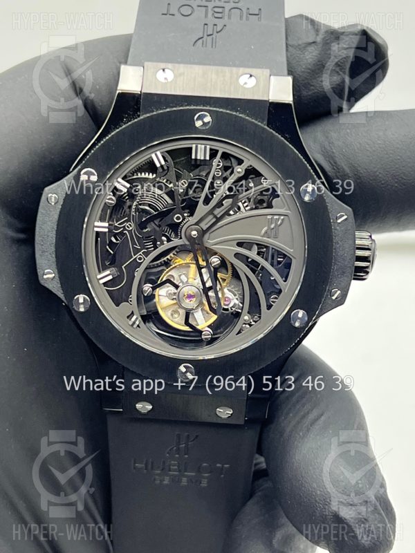 Товар Hublot Big Bang Tourbillion Skeleton Black 44mm Фото 3 - Hublot Big Bang Tourbillion Skeleton Black 44mm