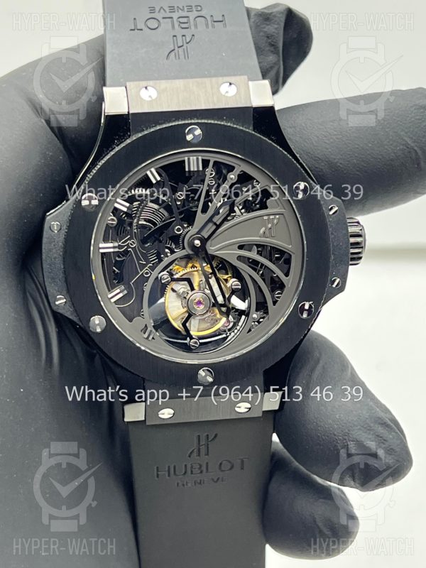 Товар Hublot Big Bang Tourbillion Skeleton Black 44mm Фото 4 - Hublot Big Bang Tourbillion Skeleton Black 44mm