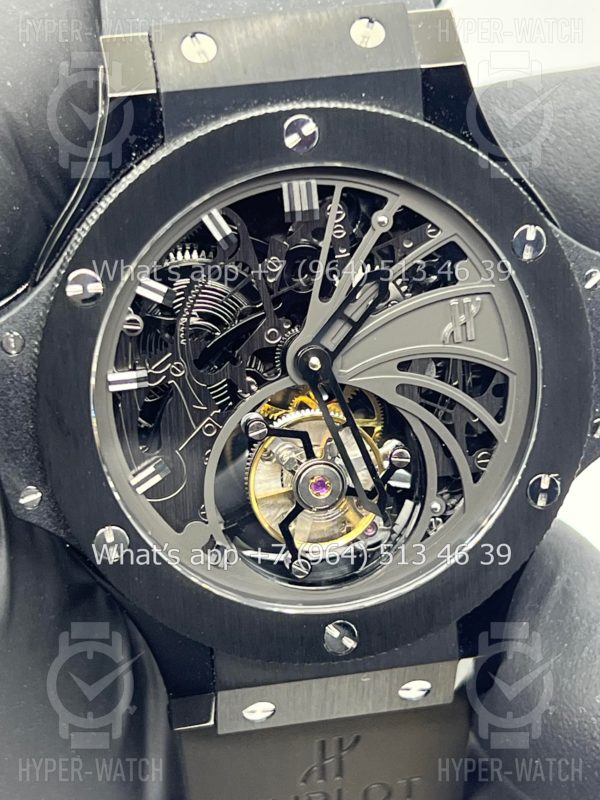Товар Hublot Big Bang Tourbillion Skeleton Black 44mm Фото 5 - Hublot Big Bang Tourbillion Skeleton Black 44mm