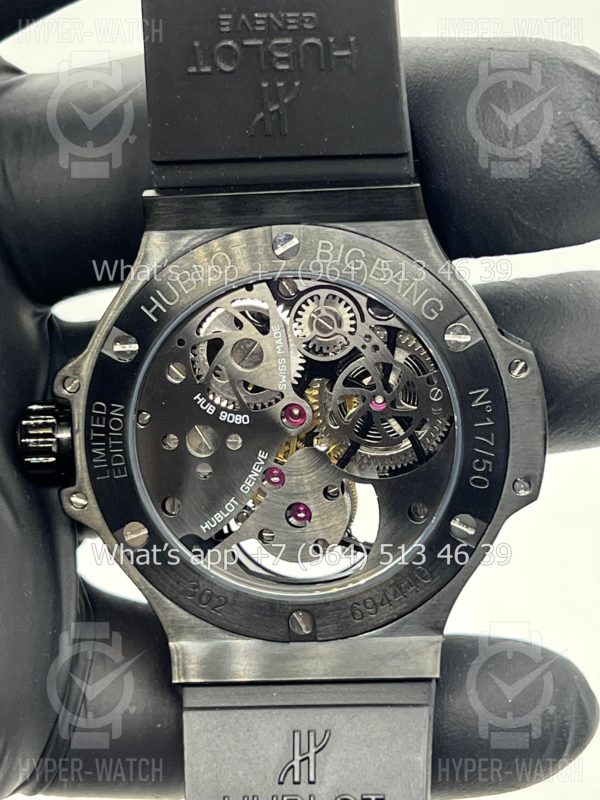 Товар Hublot Big Bang Tourbillion Skeleton Black 44mm Фото 21 - Hublot Big Bang Tourbillion Skeleton Black 44mm