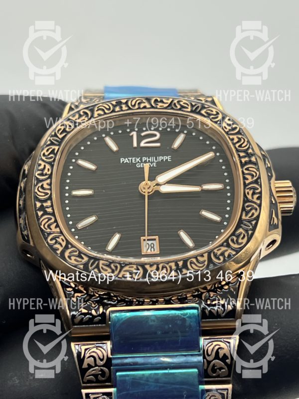 Товар Patek Philippe Nautilus 40mm Engraved Art 6760 Фото 3 - Patek Philippe Nautilus 40mm Engraved Art 6760