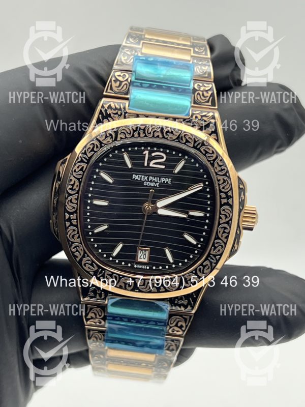 Товар Patek Philippe Nautilus 40mm Engraved Art 6760 Фото 4 - Patek Philippe Nautilus 40mm Engraved Art 6760