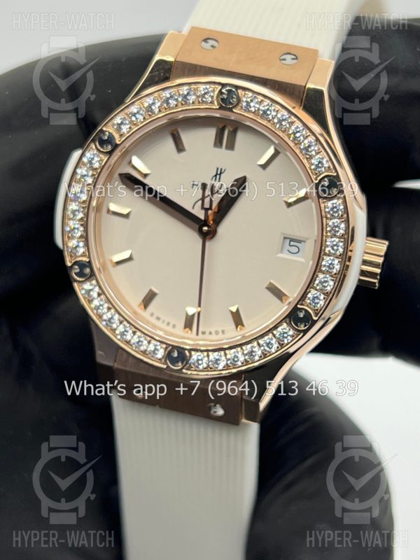 Товар Hublot Classic Fusion 33mm 581.OE.2080.LR.1204 Diamond Фото 4 - Hublot Classic Fusion 33mm 581.OE.2080.LR.1204 Diamond