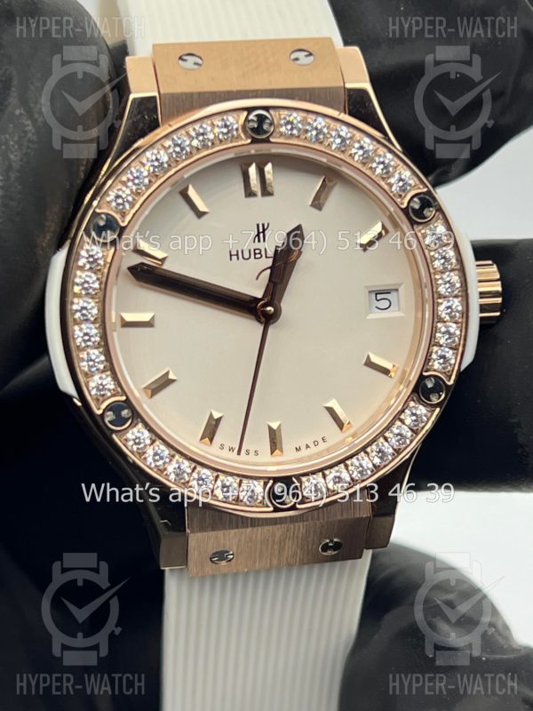 Товар Hublot Classic Fusion 33mm 581.OE.2080.LR.1204 Diamond Фото 6 - Hublot Classic Fusion 33mm 581.OE.2080.LR.1204 Diamond