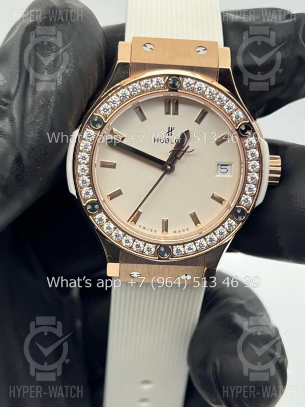 Товар Hublot Classic Fusion 33mm 581.OE.2080.LR.1204 Diamond Фото 7 - Hublot Classic Fusion 33mm 581.OE.2080.LR.1204 Diamond
