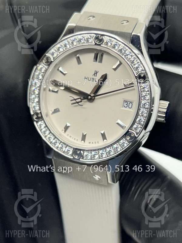Товар Hublot Classic Fusion 33mm 581.NE.2010.LR.1204 Diamond Фото 4 - Hublot Classic Fusion 33mm 581.NE.2010.LR.1204 Diamond