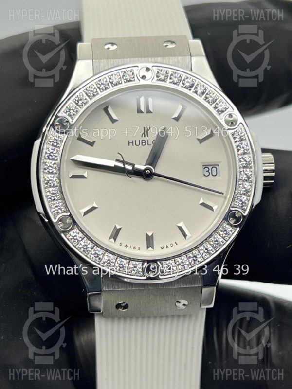 Товар Hublot Classic Fusion 33mm 581.NE.2010.LR.1204 Diamond Фото 7 - Hublot Classic Fusion 33mm 581.NE.2010.LR.1204 Diamond