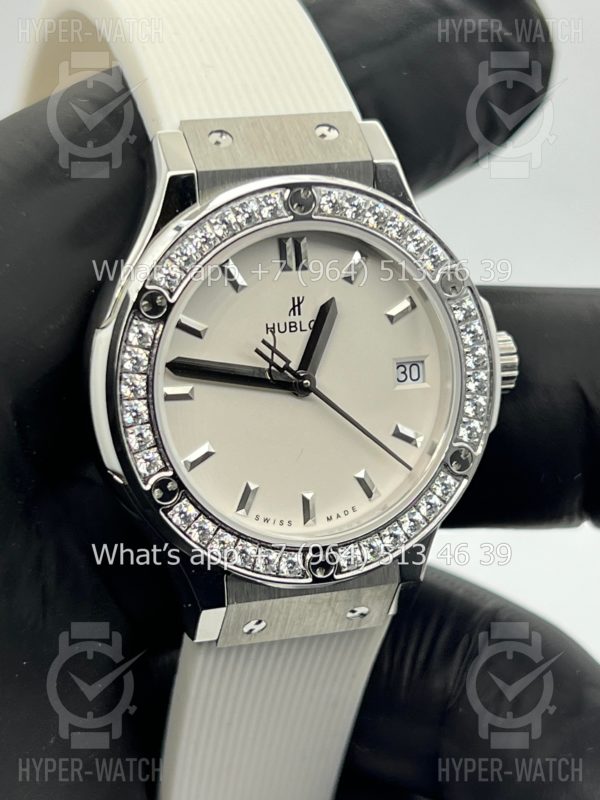 Товар Hublot Classic Fusion 33mm 581.NE.2010.LR.1204 Diamond Фото 9 - Hublot Classic Fusion 33mm 581.NE.2010.LR.1204 Diamond