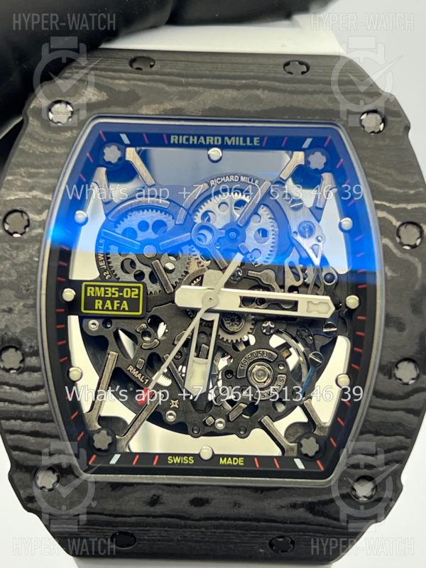 Товар Richard Mille RM 035-02 Rafa Carbon Black White Art 6991 Фото 4 - Richard Mille RM 035-02 Rafa Carbon Black White Art 6991