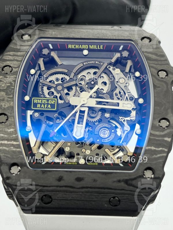 Товар Richard Mille RM 035-02 Rafa Carbon Black White Art 6991 Фото 5 - Richard Mille RM 035-02 Rafa Carbon Black White Art 6991