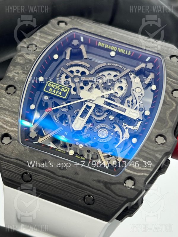 Товар Richard Mille RM 035-02 Rafa Carbon Black White Art 6991 Фото 7 - Richard Mille RM 035-02 Rafa Carbon Black White Art 6991