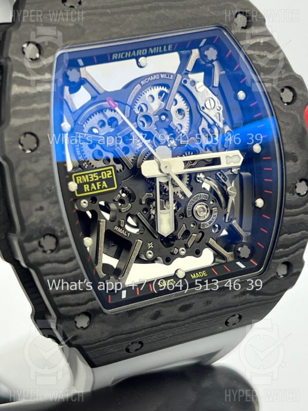 Товар Richard Mille RM 035-02 Rafa Carbon Black White Art 6991 Фото 13 - Richard Mille RM 035-02 Rafa Carbon Black White Art 6991