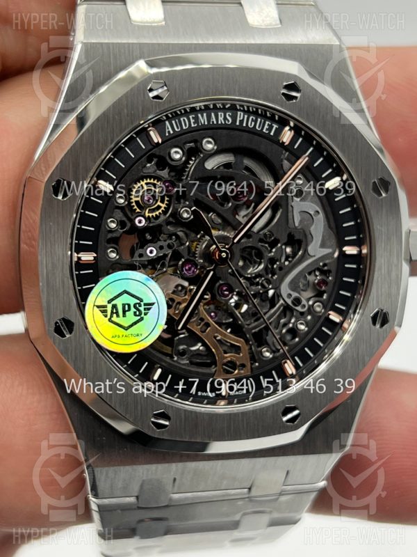 Товар Audemars Piguet Royal Oak Double Balance 41mm 15407ST.OO.1220ST.01 Skeleton Фото 5 - Audemars Piguet Royal Oak Double Balance 41mm 15407ST.OO.1220ST.01 Skeleton