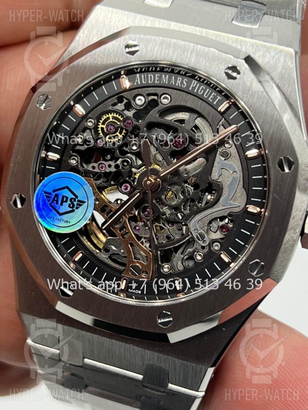 Товар Audemars Piguet Royal Oak Double Balance 41mm 15407ST.OO.1220ST.01 Skeleton Фото 6 - Audemars Piguet Royal Oak Double Balance 41mm 15407ST.OO.1220ST.01 Skeleton