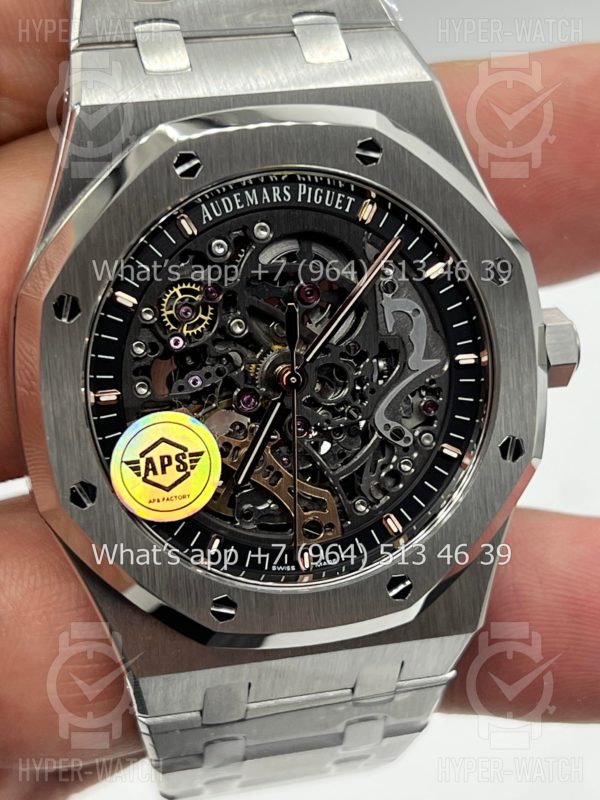 Товар Audemars Piguet Royal Oak Double Balance 41mm 15407ST.OO.1220ST.01 Skeleton Фото 10 - Audemars Piguet Royal Oak Double Balance 41mm 15407ST.OO.1220ST.01 Skeleton
