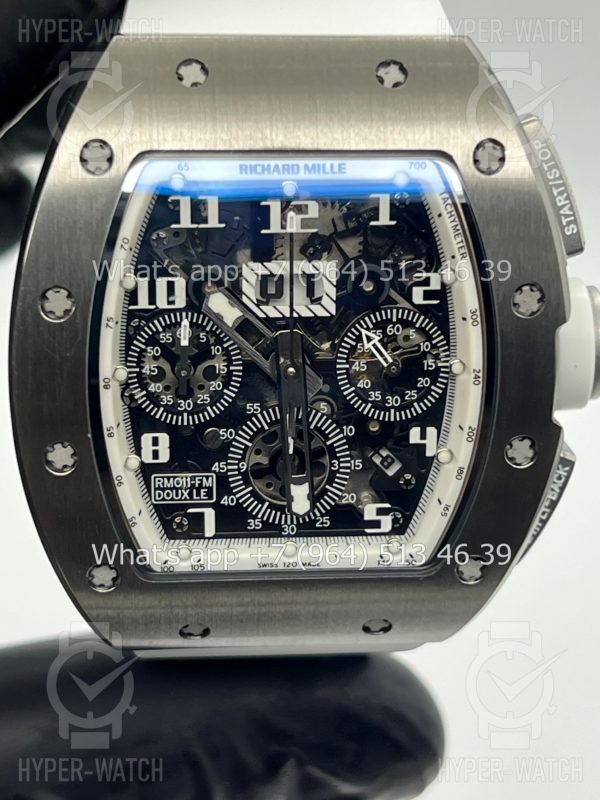 Фото 2 - Richard Mille RM 011-FM Steel White Chronograph