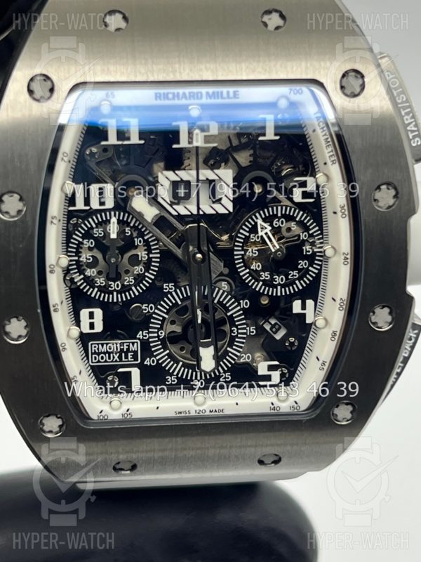 Фото 3 - Richard Mille RM 011-FM Steel White Chronograph
