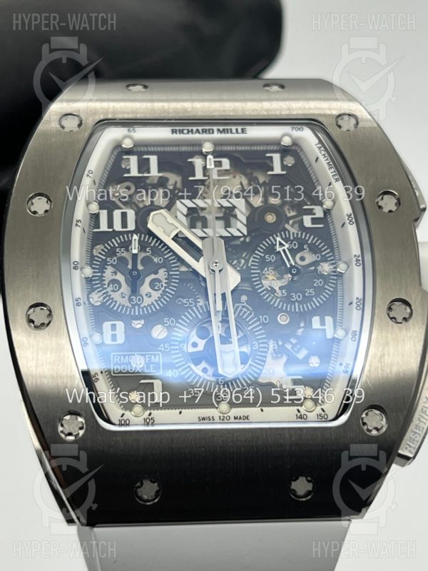 Фото 5 - Richard Mille RM 011-FM Steel White Chronograph
