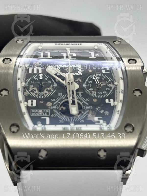Фото 6 - Richard Mille RM 011-FM Steel White Chronograph