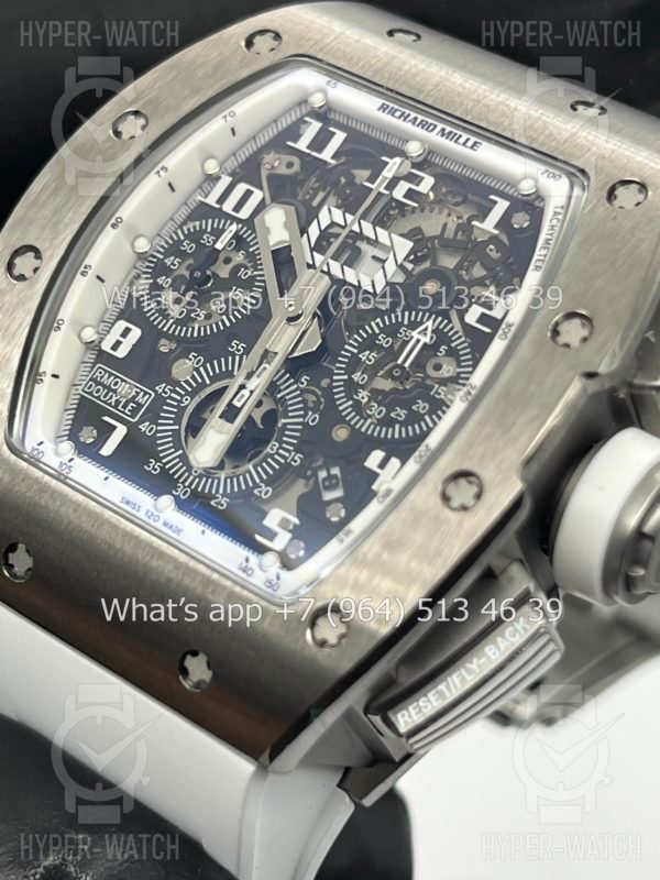 Фото 8 - Richard Mille RM 011-FM Steel White Chronograph
