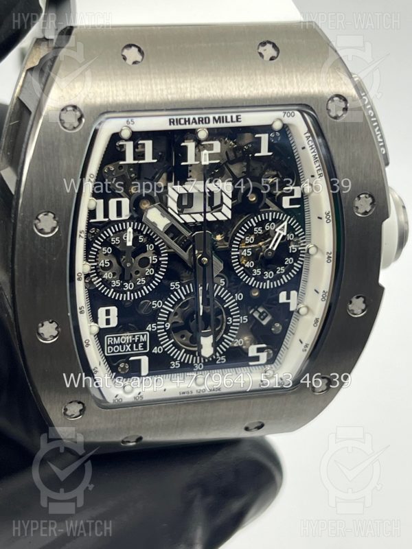 Фото 10 - Richard Mille RM 011-FM Steel White Chronograph