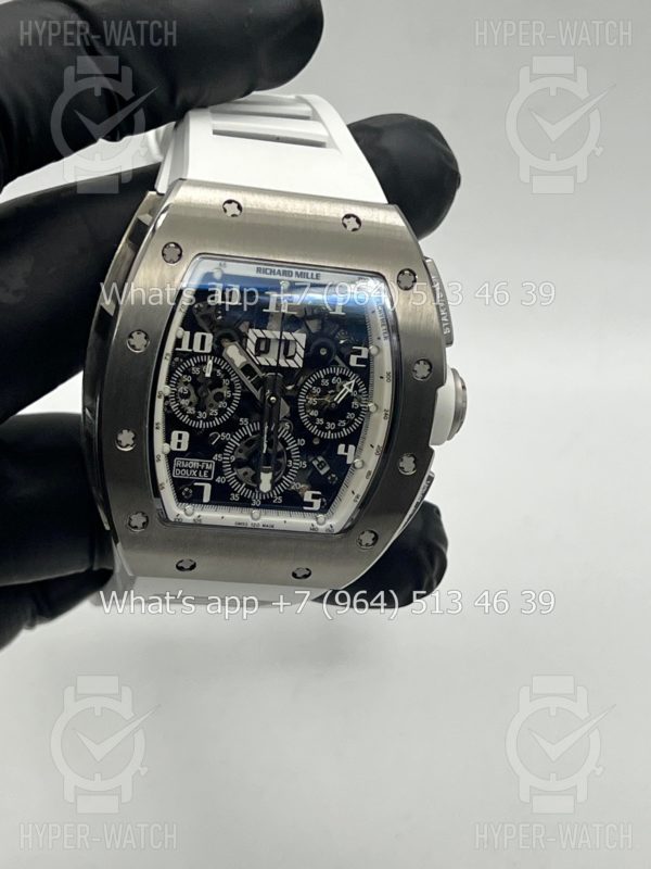 Фото 11 - Richard Mille RM 011-FM Steel White Chronograph