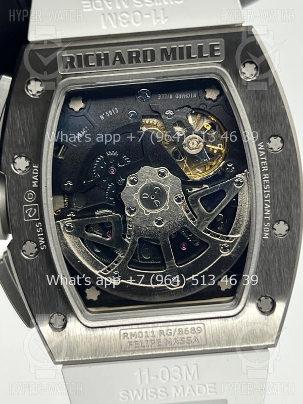 Фото 20 - Richard Mille RM 011-FM Steel White Chronograph
