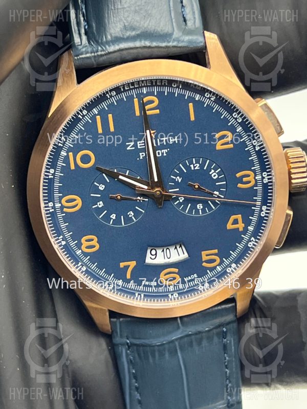 Товар Zenith Pilot Captain Chronograph 43mm Art 7333 Фото 6 - Zenith Pilot Captain Chronograph 43mm Art 7333