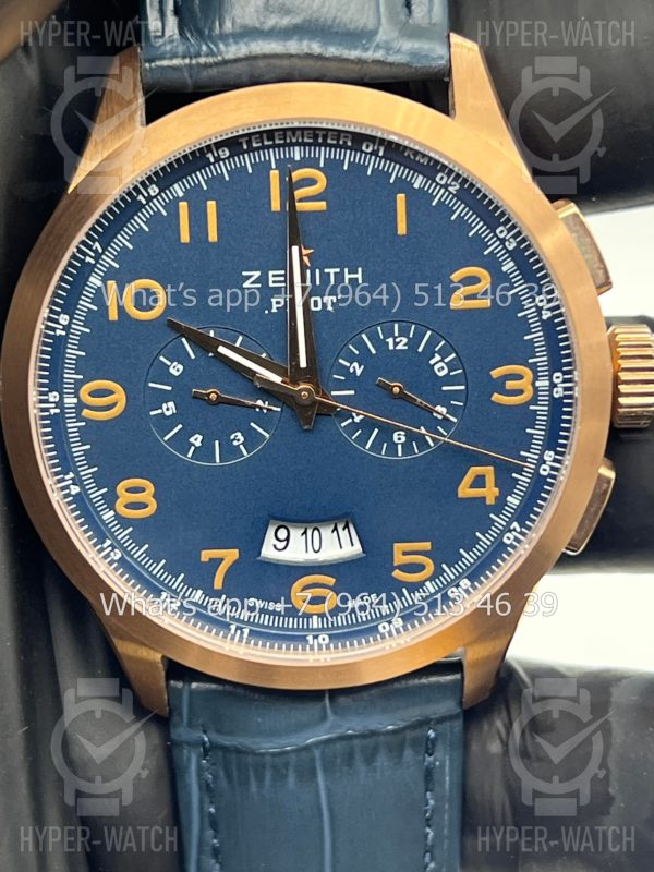 Товар Zenith Pilot Captain Chronograph 43mm Art 7333 Фото 7 - Zenith Pilot Captain Chronograph 43mm Art 7333