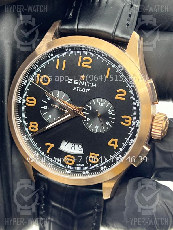 Товар Zenith Pilot Captain Chronograph 43mm Art 7335 Фото 3 - Zenith Pilot Captain Chronograph 43mm Art 7335