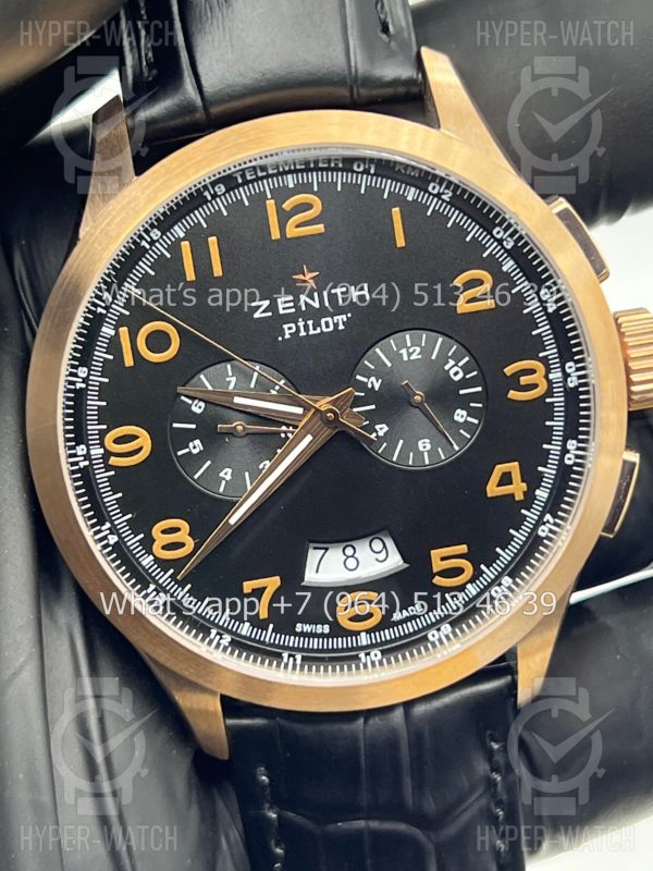 Товар Zenith Pilot Captain Chronograph 43mm Art 7335 Фото 6 - Zenith Pilot Captain Chronograph 43mm Art 7335