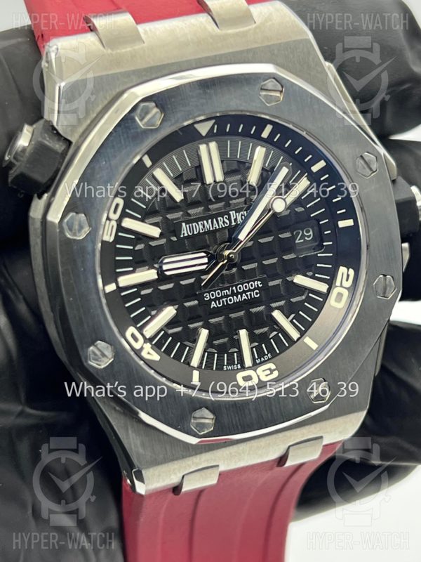 Товар Audemars Piguet Royal Oak Offshore Diver 15703ST.OO.A002CA.01 Red Фото 4 - Audemars Piguet Royal Oak Offshore Diver 15703ST.OO.A002CA.01 Red