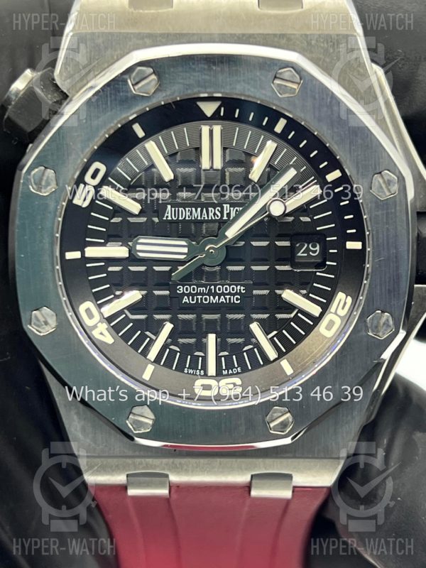 Товар Audemars Piguet Royal Oak Offshore Diver 15703ST.OO.A002CA.01 Red Фото 5 - Audemars Piguet Royal Oak Offshore Diver 15703ST.OO.A002CA.01 Red