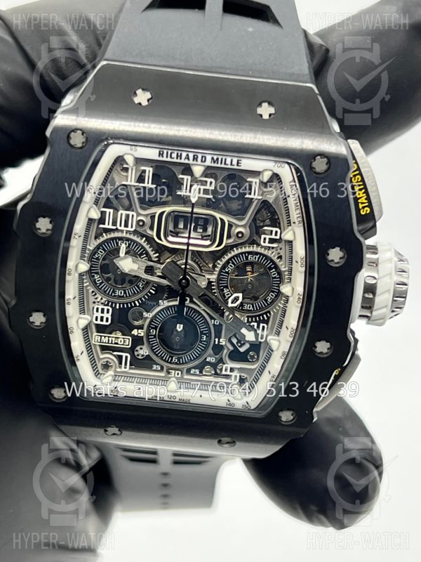 Товар Richard Mille RM 011-03 Black Ceramic Фото 2 - Richard Mille RM 011-03 Black Ceramic