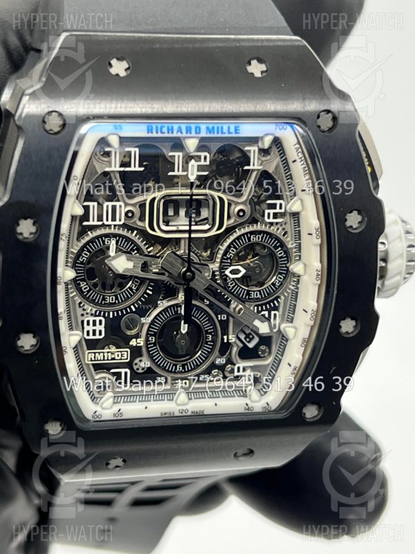 Товар Richard Mille RM 011-03 Black Ceramic Фото 9 - Richard Mille RM 011-03 Black Ceramic