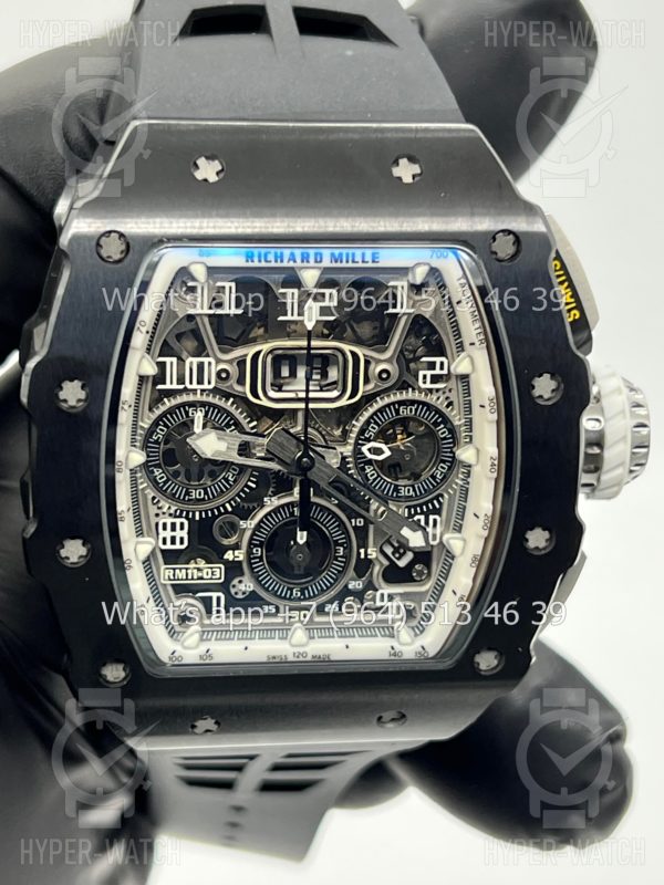 Товар Richard Mille RM 011-03 Black Ceramic Фото 11 - Richard Mille RM 011-03 Black Ceramic