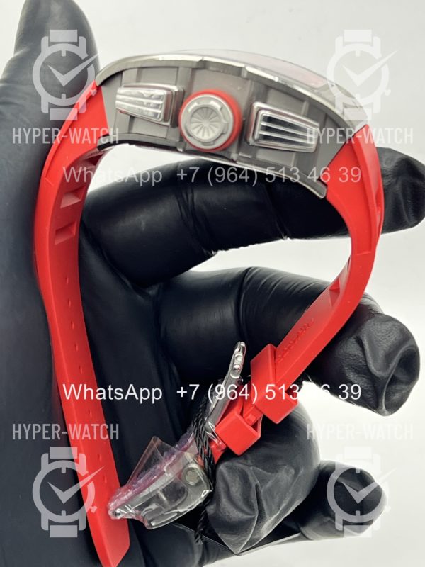 Товар Richard Mille RM 011-FM Steel Red Chronograph Фото 12 - Richard Mille RM 011-FM Steel Red Chronograph