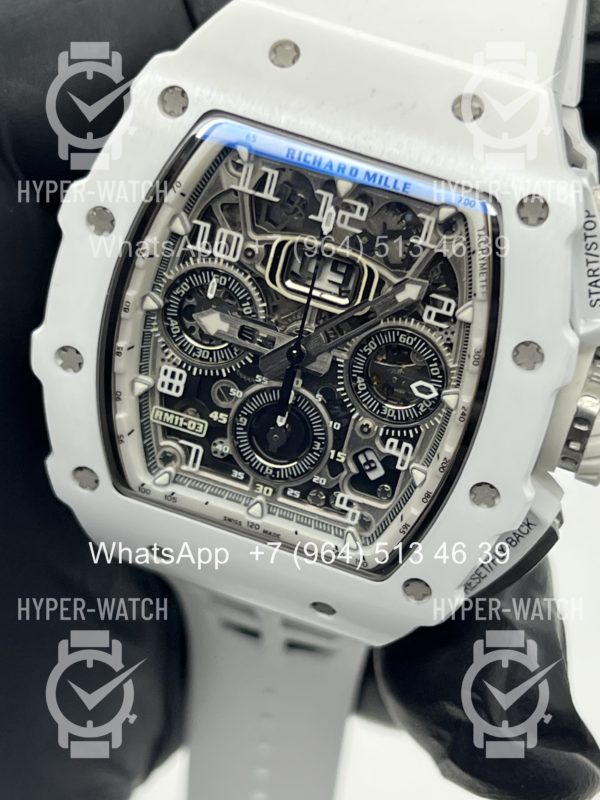 Товар Richard Mille RM 011-03 White Ceramic Фото 3 - Richard Mille RM 011-03 White Ceramic