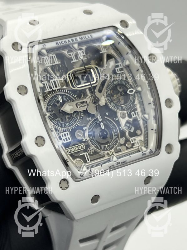 Товар Richard Mille RM 011-03 White Ceramic Фото 5 - Richard Mille RM 011-03 White Ceramic
