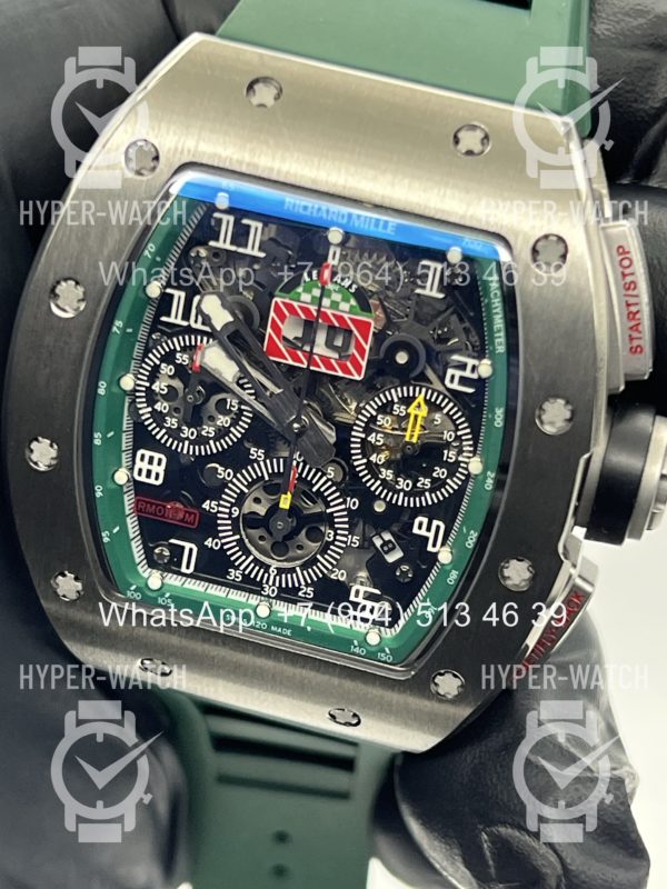 Товар Richard Mille RM 011-FM Steel Green Фото 2 - Richard Mille RM 011-FM Steel Green