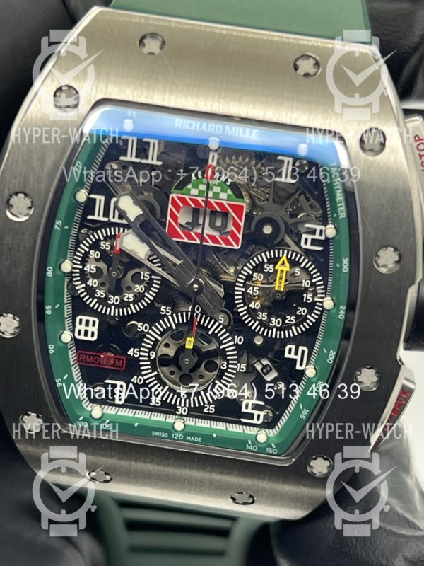 Товар Richard Mille RM 011-FM Steel Green Фото 3 - Richard Mille RM 011-FM Steel Green